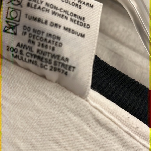 💥RARE Vintage 90’s The CURE White Ringer - Picture 8 of 16